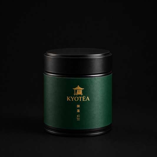 Kyotéa Matcha Ceremonial Grade 40g 
Dose aus Uji Kyoto Japan